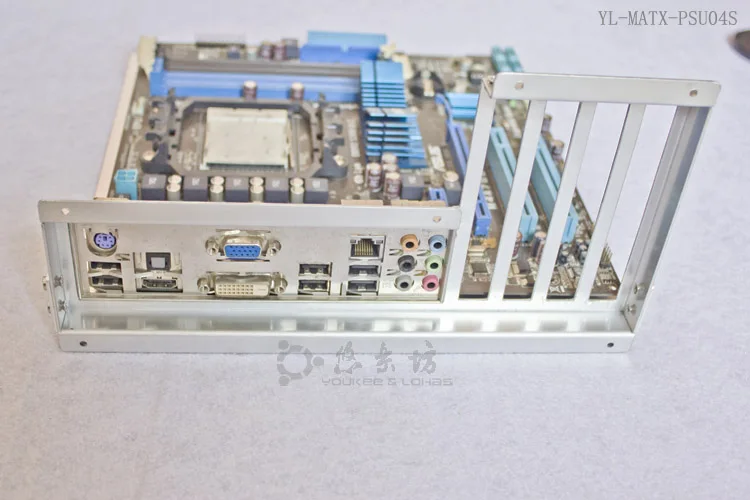 mod computador caixa alumínio m atx itx