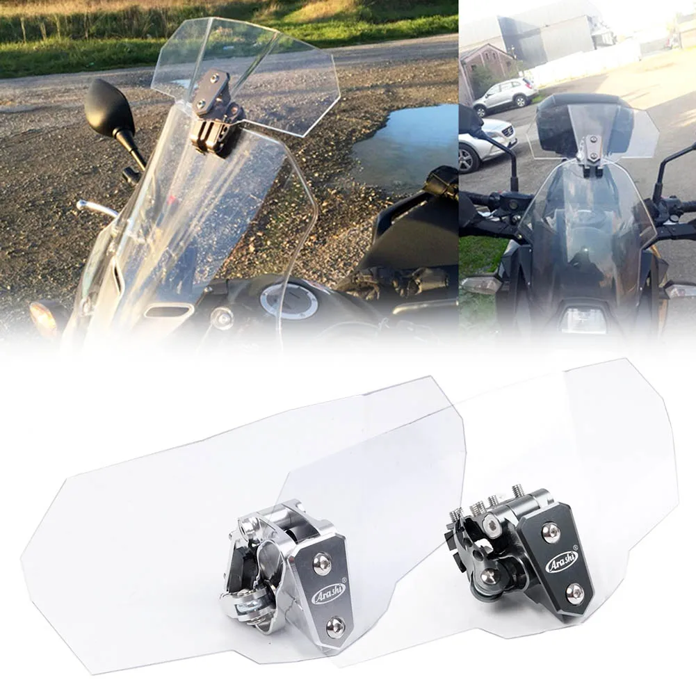 GZYF Adjustable Clip On Windshield Extension / Wind Deflector Universal