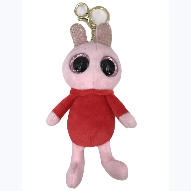 

Kawaii Big Eyes Bunny Plush Toys Soft Stuffed Animal Plush Keychain Bag Decorative Pendant Girls Toys