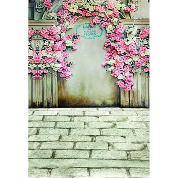 

Spring Flower Wall Backdrops Photo Studio Shoot Background Kids Birthday Party Banner Family Celebration Newborn Baby Shower