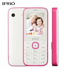 D’origine IPRO I324F 2.4 pouce Push-Bouton Débloqué Mobile Téléphone 1000 mAh Dual SIM GSM Pas Cher Téléphone Langue Russe pour Les Aînés Enfants