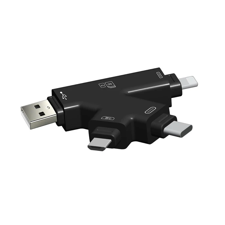 Мульти в 1 SD кард-ридер USB 3,0 Тип C кард-ридер для Android Xiaomi Настольный ПК OTG type-c для Micro USB OTG