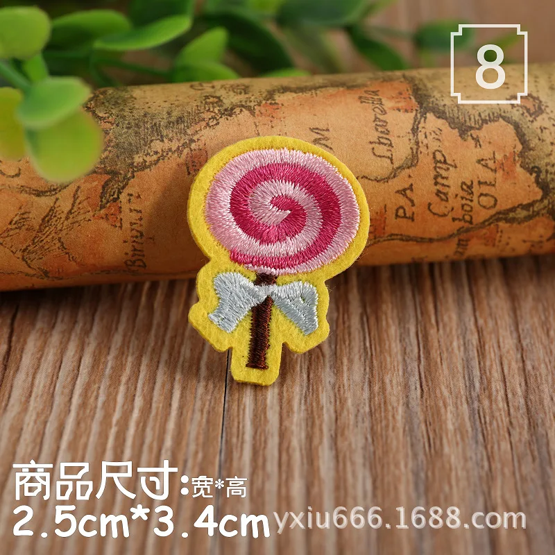 Kawaii Мини еда Вышивка Патчи для одежды утюжок на одежде джинсы аппликация Одежда