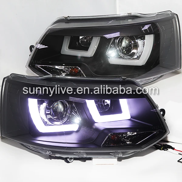 

For Volkswagen T5 Led Strip Head Lamp for Caravelle Multivan LED Headlights 2011 to 2014 year