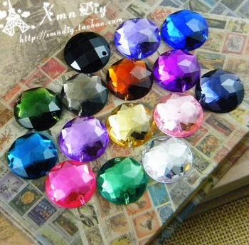 

Free shipping~! 2000pcs/bag 10mm Round Acrylic sew on Beads / Stones flat back,DIY Handmade garment Jewelry Decoration