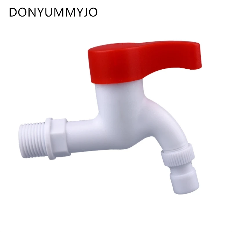 

1pc Plastic Bibcocks 1/2" For Washing Machine Outdoor Faucet Bathroom Accessories Wash Basin Water Tap