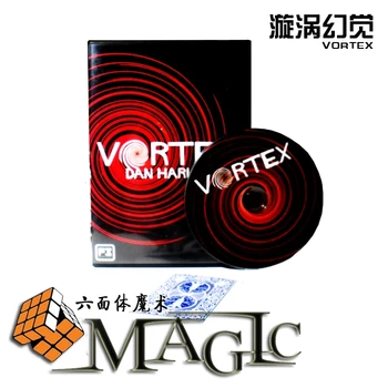 

Vortex by Dan Harlan (DVD + 1 Gimmicks) / close-up stage street card magic tricks products wholesale free shipping
