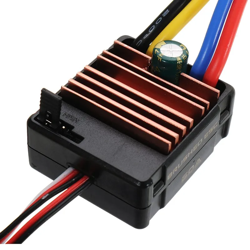 60A ESC углеродный матовый 1/10 RC Гусеничный автомобиль|car part|60a esc1/10 rc |