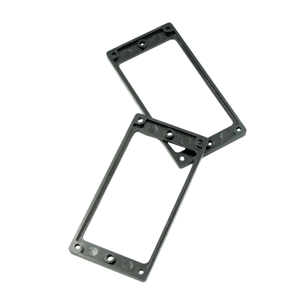 NAOMI 2 шт. плоский металлический Humbucker пикапа рамка Монтажные кольца для