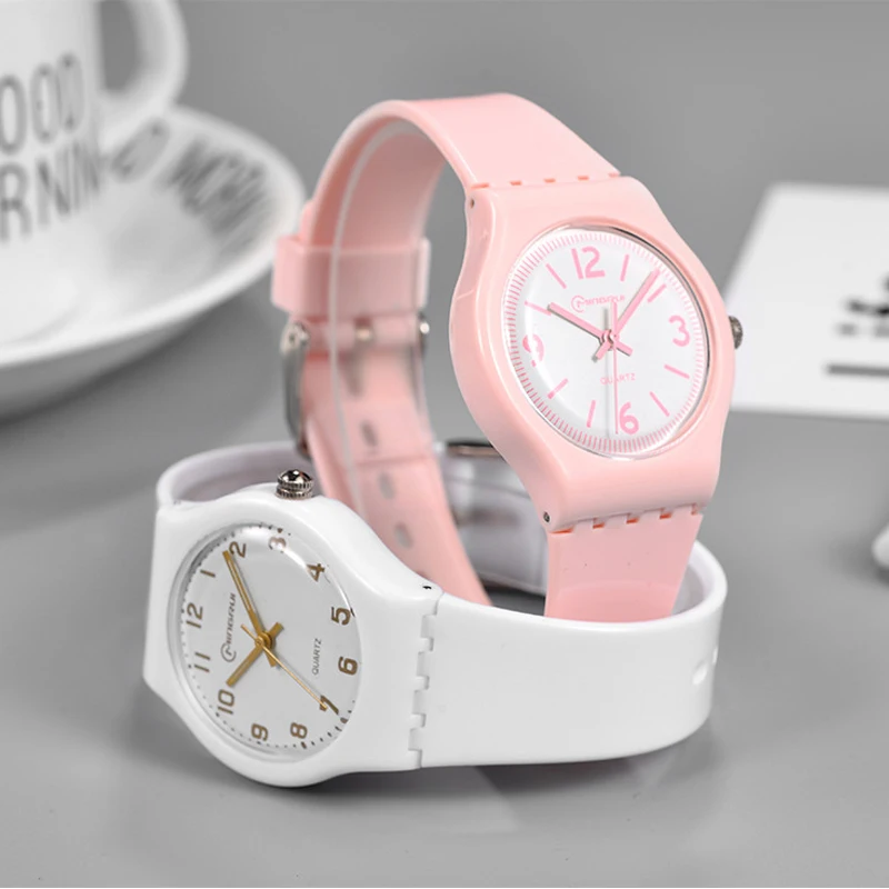 Модные простые детские часы милые водонепроницаемые кварцевые наручные часы детские спортивные студенческие часы для мальчиков и девочек