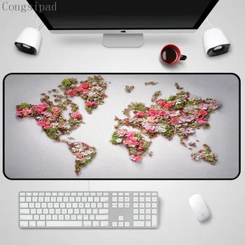 

Congsipad The World Map Large 3Size 400X900X2MM Table Mats Mousepad Gaming Mouse Pad Rubber Anti-skid Wear Mousemat Pc Mouse