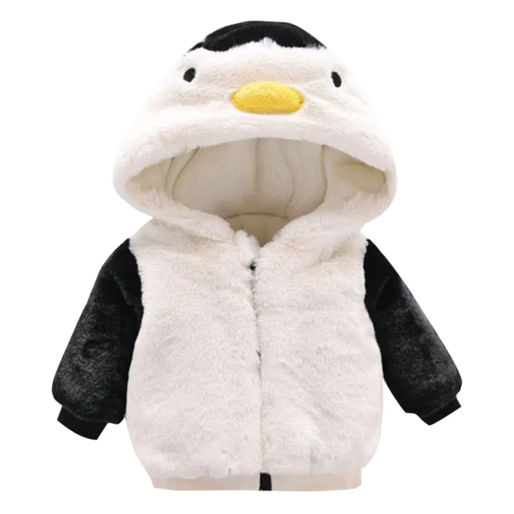 

Baby girl boy Fall Winter hat coat cloak coat thick warm clothes cotton-padded jacket plush padded coat #YL5
