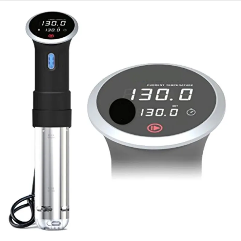 CS1 Culinary Sous Vide Precision Cooker, Vacuum Food Cooking Machine, Immersion Circulator Slow Cooker 1000 Watts S.steel Black