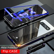 Чехол с магнитной адсорбцией для samsung Galaxy S10 Plus Lite S10+ металлический защитный чехол-бампер для samsung S10e S10Plus S 10