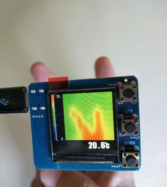 

AMG8833 IR 8x8 Thermal Imaging Camera Array Temperature Measurement Sensor Module Development DIY Kit