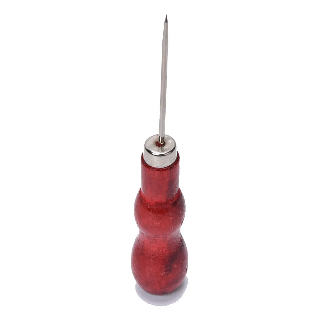1-10X Pin Punching Hole Maker Stitching Overstitch Leather Craft Cloth Awl Tool#