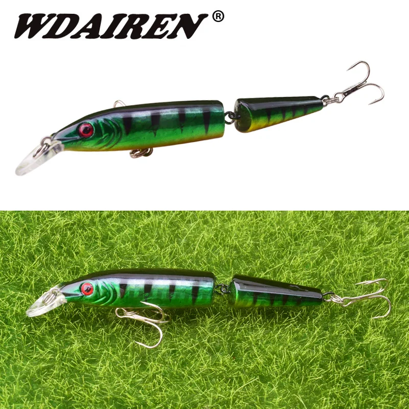 

WDAIREN 10.5cm 9g Wobblers Pike Fishing Lures Artificial Multi Jointed Sections Bait Crankbait Fake Fish Fishing Accessories