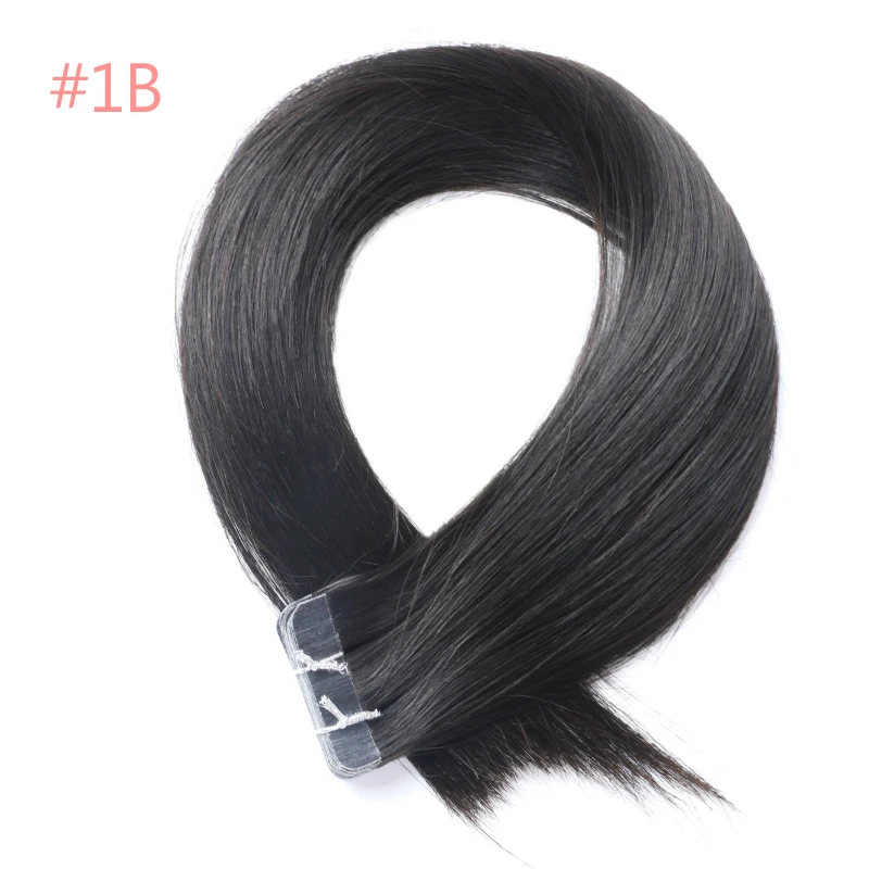 Али queen hair 1" 20" 2" Remy Пряди человеческих волос для наращивания 2,5 г/подставка 20 шт./упак. Цвет# 1b#613#27#4 пряди волос на ленте, волосы на Клейкой Ленте имитирующей кожу 50 г