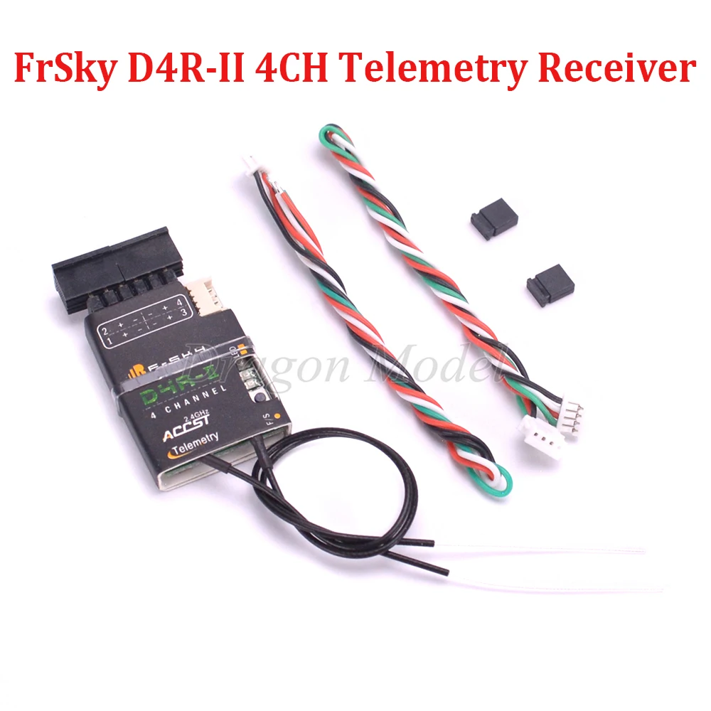 

FrSky D4R-II 2.4G 4CH Telemetry Receiver for Taranis X9D Plus RC FPV Drone Quadrotor