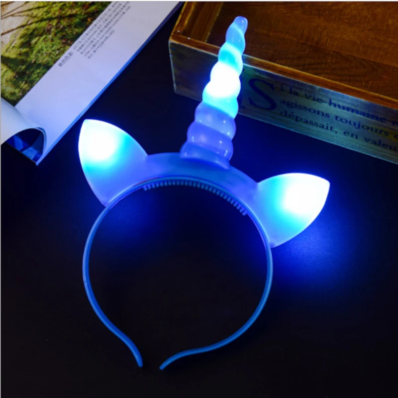 Rave Led Headband Light Up Flashing Headband Christmas led Headband Light Gifts for The New Year Party Supplies Glowing Headband (4)