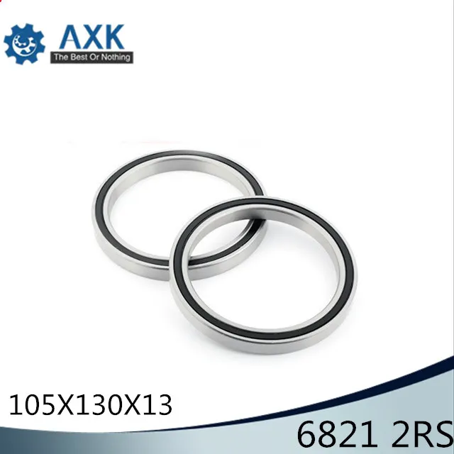 

6821 2RS ABEC-1 105x130x13MM Metric Thin Section Bearings 61821 RS 6821RS