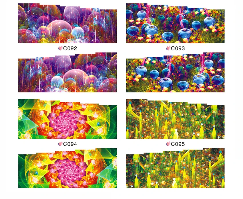 Новое поступление микс шаблон милые животные и заманчивые растения модные Водные Переводные печатные бумажные наклейки для ногтей набор