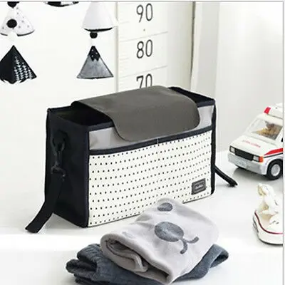 Baby Diaper Bag Portable Stroller Pram Nappy Changing Organizer Insert Storage