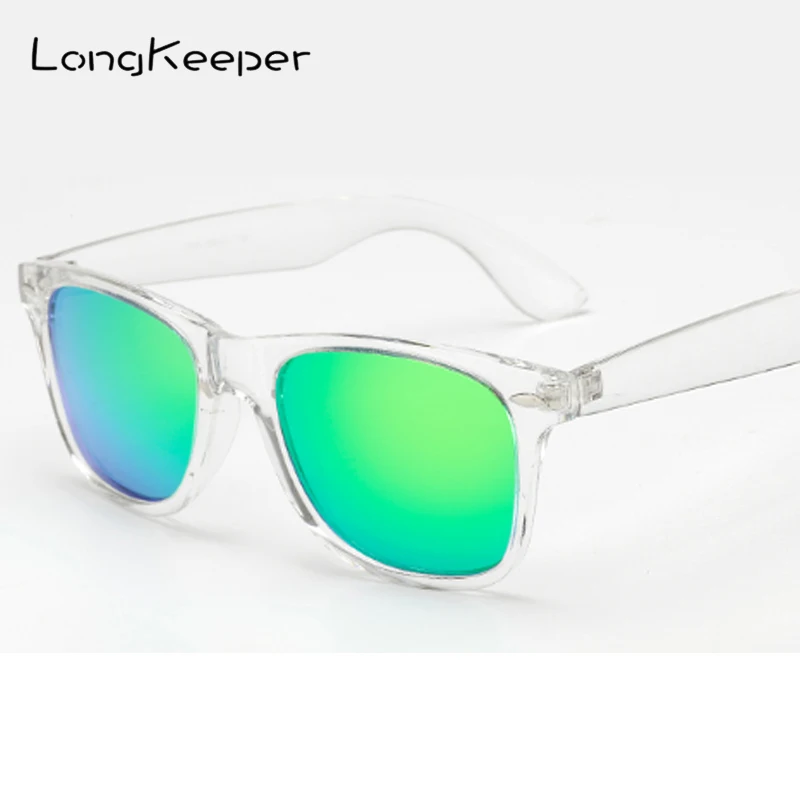 Поляризованные зеркальные солнцезащитные очки LongKeeper модные женские квадратные