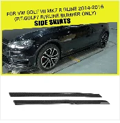 Карбоновое волокно/ПП задний бампер диффузор спойлер подходит для Volkswagen VW GOLF 7 VII MK7 R R-LINE хэтчбек
