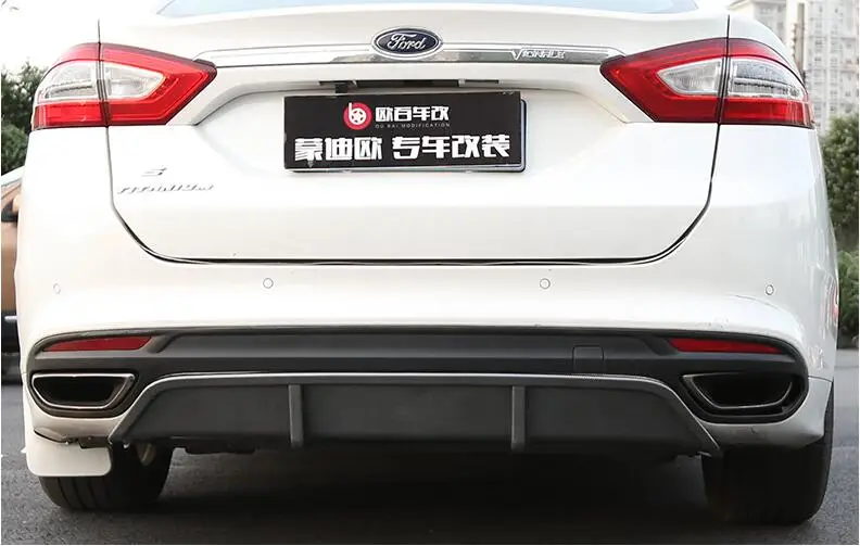 

JIOYNG ABS REAR TRUNK LIP SPOILER DIFFUSER BUMPER PROTECTOR COVER FOR Ford Mondeo/Fusion 2013 2014 2015 2016 BY EMS