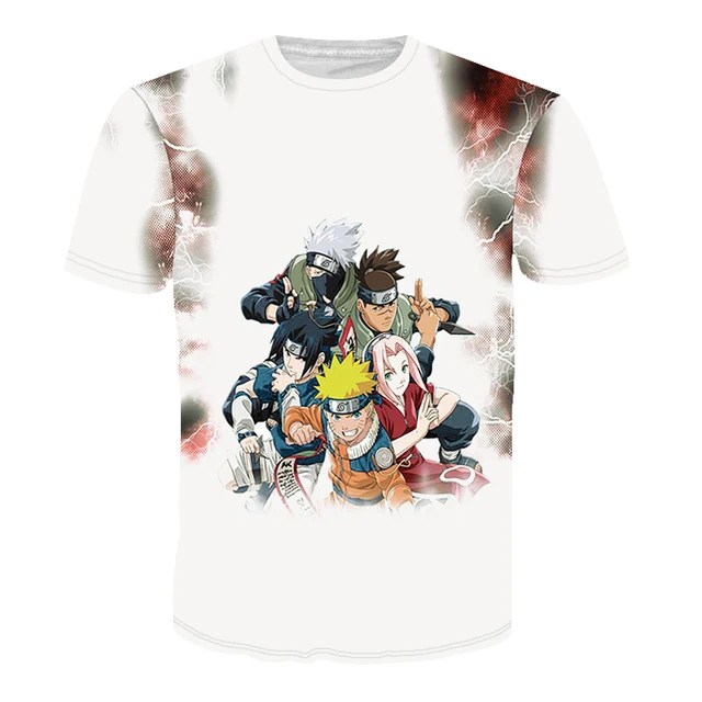 Naruto Dragon Ball One Piece Camisetas Hombre T Shirt