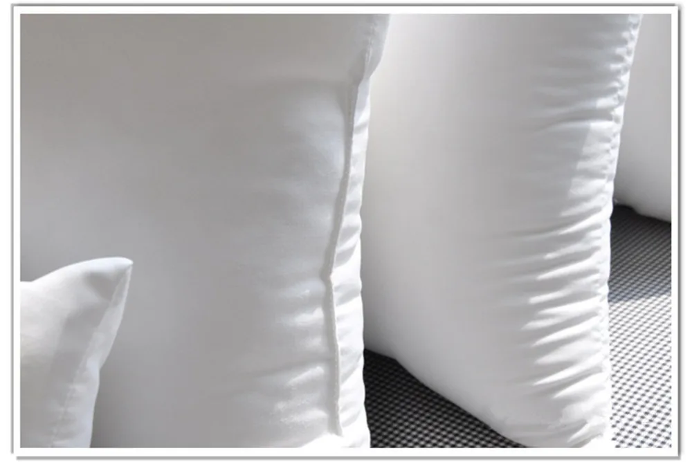 Bianco Testa di Riempimento del Cuscino per Letto A Dormire Cuscino Del Collo Quadrato In Cotone Cuscino di Riempimento Non-tessuto Biancheria Da Letto Core Cuscino Interno core Pad