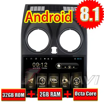 

Topnavi 9" Octa Core Android 8.1 Car PC GPS for Nissan Qashqai 2007 2008 2009 2010 2011 2012 2013 Multimedia Audio Stereo NO DVD