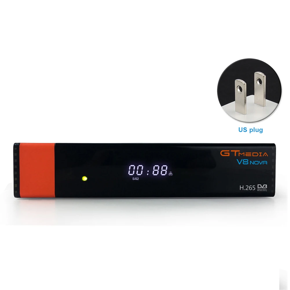 V8 upgrade Gtmedia NOVA спутниковый ТВ ресивер DVB S2 Европейский Clines для 1 года встроенный Wifi