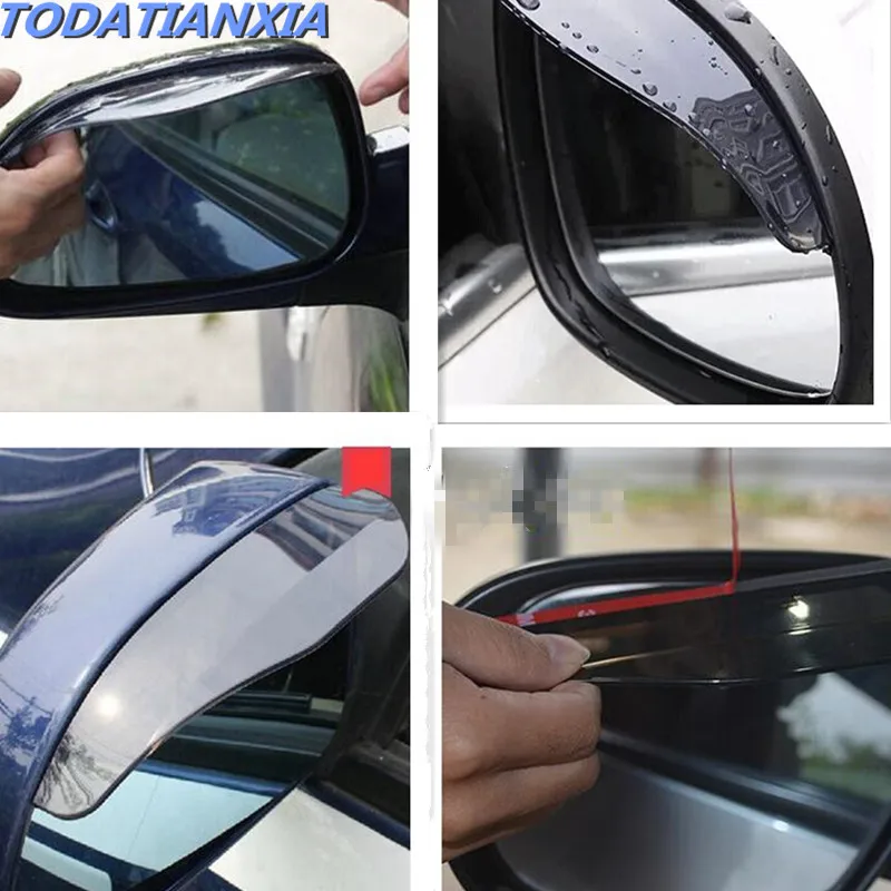 

Car Accessories Rearview Mirror Rain Shade FOR seat leon audi a4 b7 golf 5 mondeo mk4 e39 volvo v50 opel astra g e36 honda