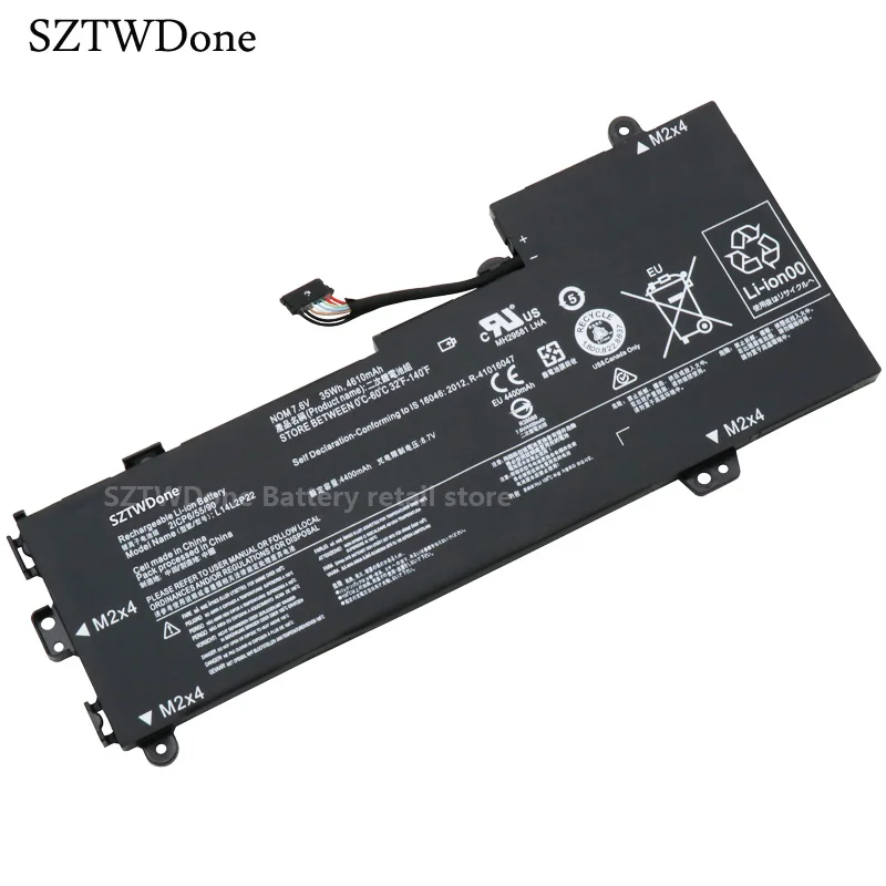 Sztwdone L14L2P22 ноутбук Батарея для LENOVO U30 U30-70 E31-70 U31-70 мин L14S2P22 L14M2P24 7,6 V 35WH 4610 мА-ч
