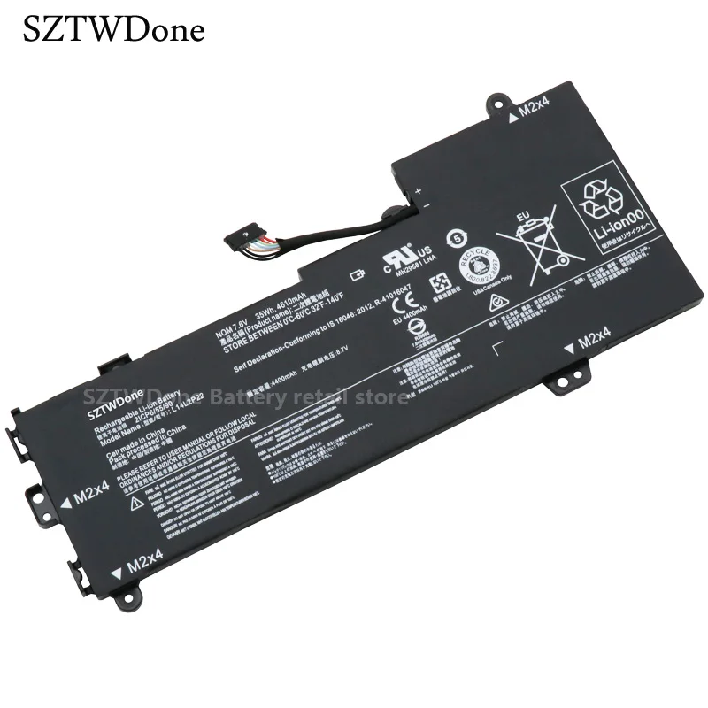 SZTWDone L14L2P22 Аккумулятор для ноутбука LENOVO U30 U30-70 E31-70 U31-70 мин L14S2P22 L14M2P24 7 6 V 35WH 4610 мА-ч |