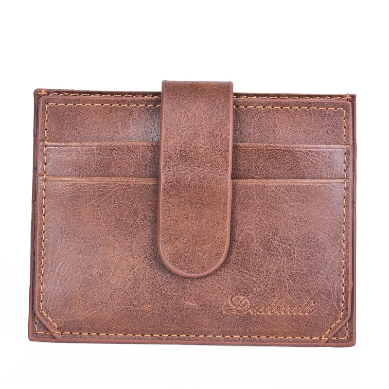 

New fashion short paragraph function PU skin card card holder men's ID bag high quality passport bag credit card ID wallet