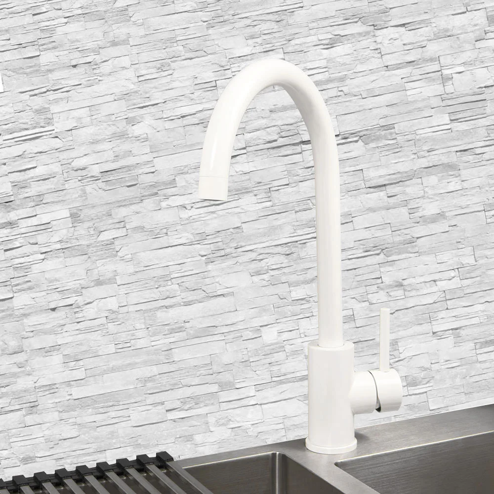 Black Single Hole Kitchen Sink Water Mixer Stainless Steel Kitchen Faucet Deck Mounted Water Tapware White And Original Brushed Black Single Hole Kitchen Sink Water Mixer Stainless Steel Kitchen Faucet Deck Mounted Water Tapware White And Original Brushed