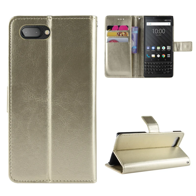 Blackberry Key 2 PU leather+TPU flip case_95