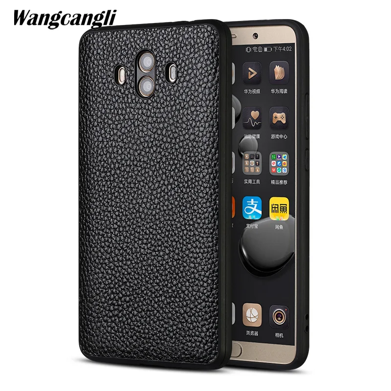 

Leather lychee all-inclusive mobile phone case for huawei mete 10 case all-inclusive mobile phone shatter-resistant shell