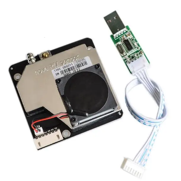 

PM sensor SDS011 High precision laser pm2.5 air quality detection sensor module Super dust dust sensors, digital output
