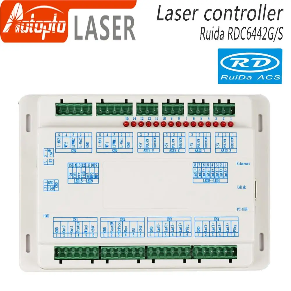 Ruida RD RDC6442G Co2 Laser DSP Controller for Laser Engraving and Cutting Machine RDC 6442 6442G 6442S