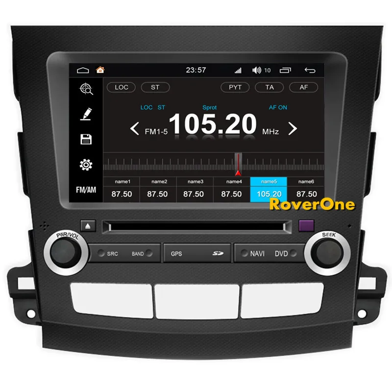 Best RoverOne Android 8.0 Octa Core Car Radio DVD GPS For Mitsubishi Outlander XL EX 2007-2011 Touchscreen Multimedia Player HeadUnit 8