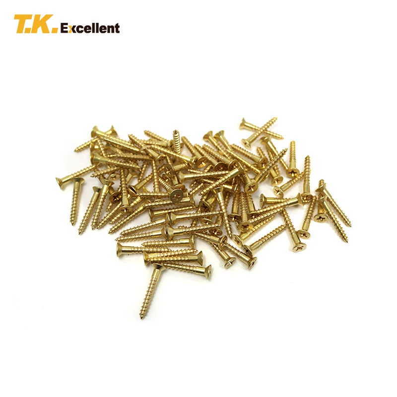 Buy T.K.Excellent 100 Pcs Countersunk Cross Wood Screw