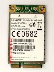 SSEA разблокирована HUAWEI EM770U Беспроводной 3g модуль WWAN HSDPA HSUPA GSM EDGE GPRS Беспроводной 3g модем Mini PCI-E карты