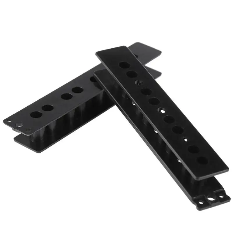 

2pcs 83mm+ 92mm Black Plastic 4-String Pickup Bobbin Covers for JB Electric Bass Parts for pickup near neck and bridge