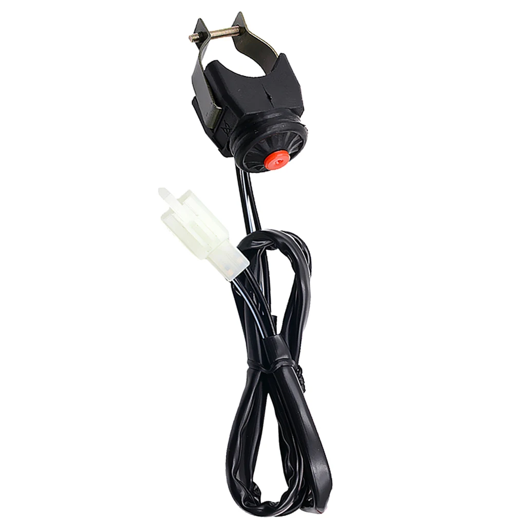 1 Pcs Handelbar Switch Starter/Kill Switch Overtaking Light Switch For Pit Bike Go Cart ATV 7/8'' Handlebar Etc 24.4 Inch