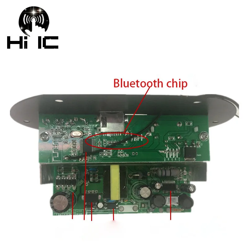 Звуковая плата усилителей усилитель сабвуфера встроенный Bluetooth FM радио 220 в 12 В 24