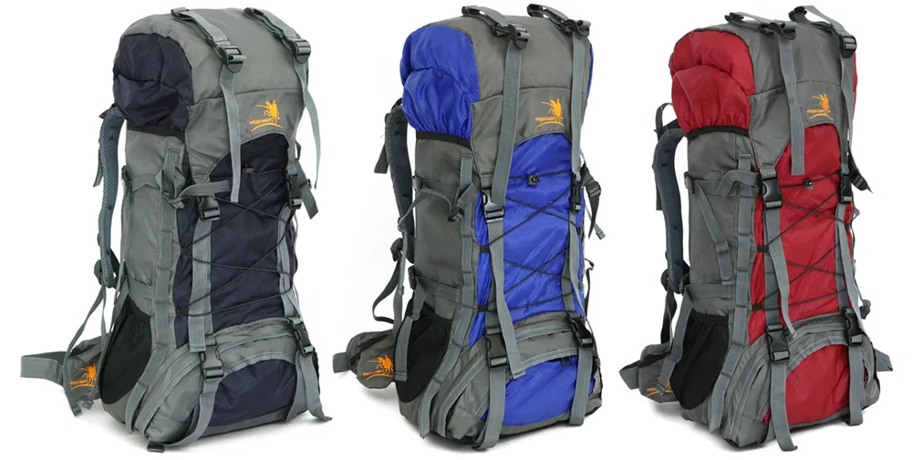 Бесплатный Рыцарь FK008 60L нейлоновый водостойкий рюкзак для альпинизма кемпинга пешего туризма путешествия